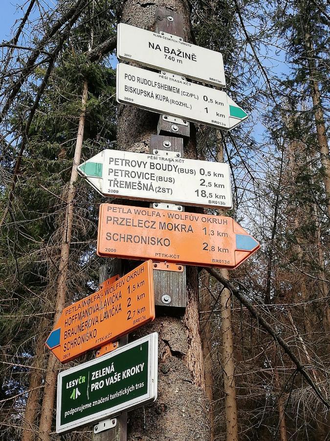 Penzion Edelstejn Petrovice  Buitenkant foto